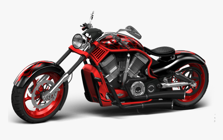 Harley Davidson Png Photo - Red Harley Davidson Bikes, Transparent Png, Free Download
