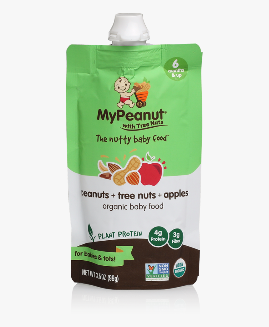 My Peanut With Tree Nuts - Peanut Butter Baby Pouches, HD Png Download, Free Download