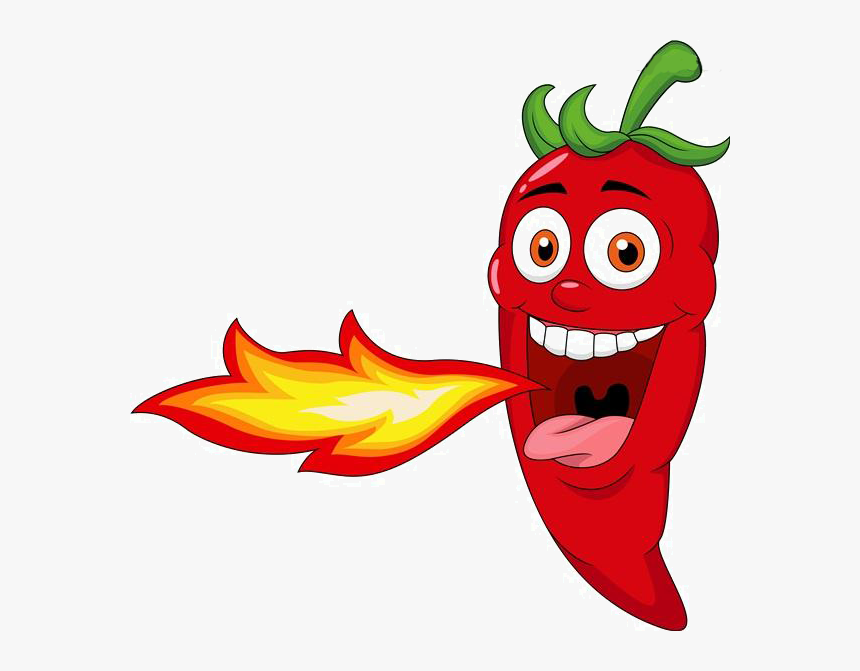 Cuisine Pepper Mexican Pungency Fire Material Chili - Cartoon Chili, HD Png Download, Free Download