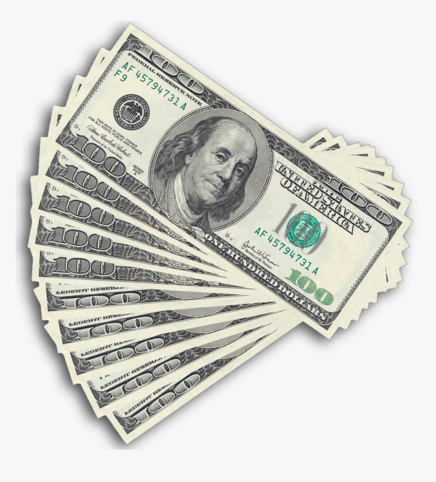 100 Долларов купюра. Купюры доллары в полете на прозрачном фоне. Dollar Bill. Hundred Dollar Bill.