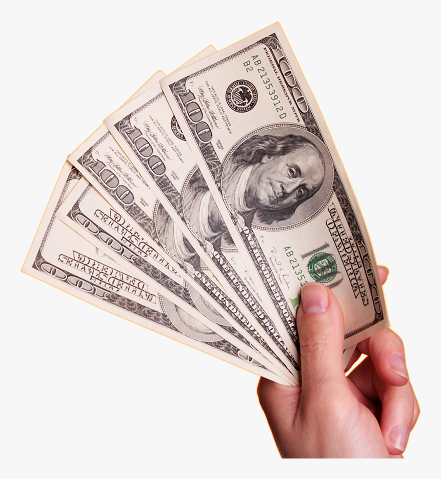 Transparent Hand Money Png - 100 Dollar Bill, Png Download, Free Download