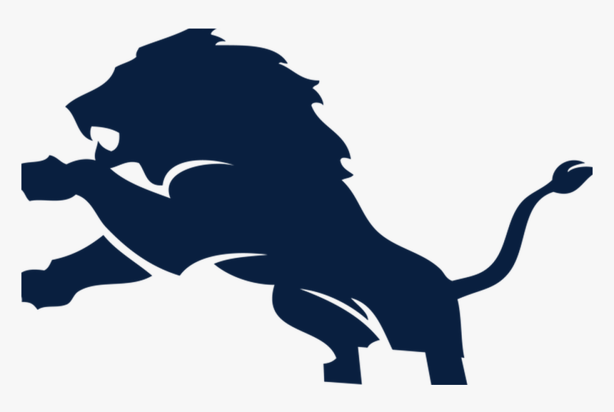 Panther Clipart Roar - Detroit Lions Logo Red, HD Png Download, Free Download