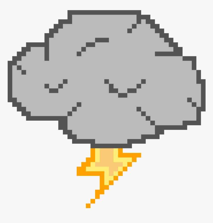 Dark Cloud Pixel Art, HD Png Download, Free Download