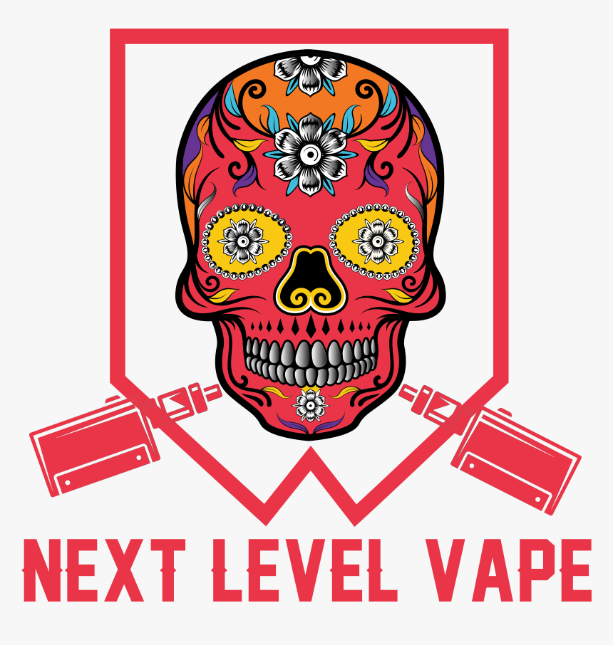 Next Level Vape - Skull, HD Png Download, Free Download