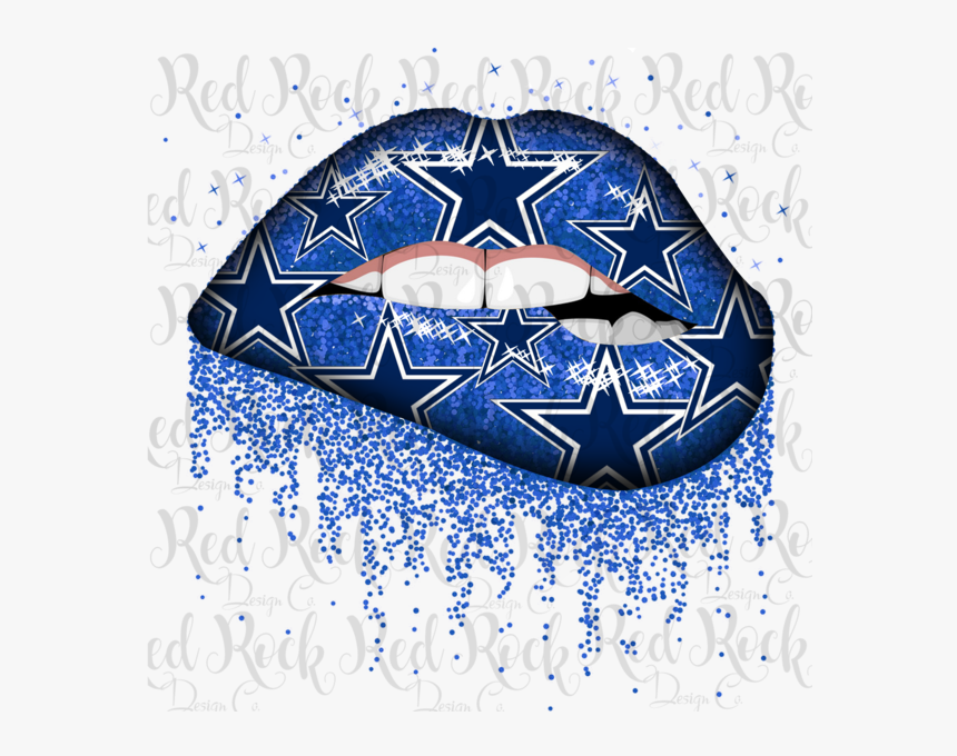 Dallas Cowboys Dripping Lips Svg, HD Png Download, Free Download