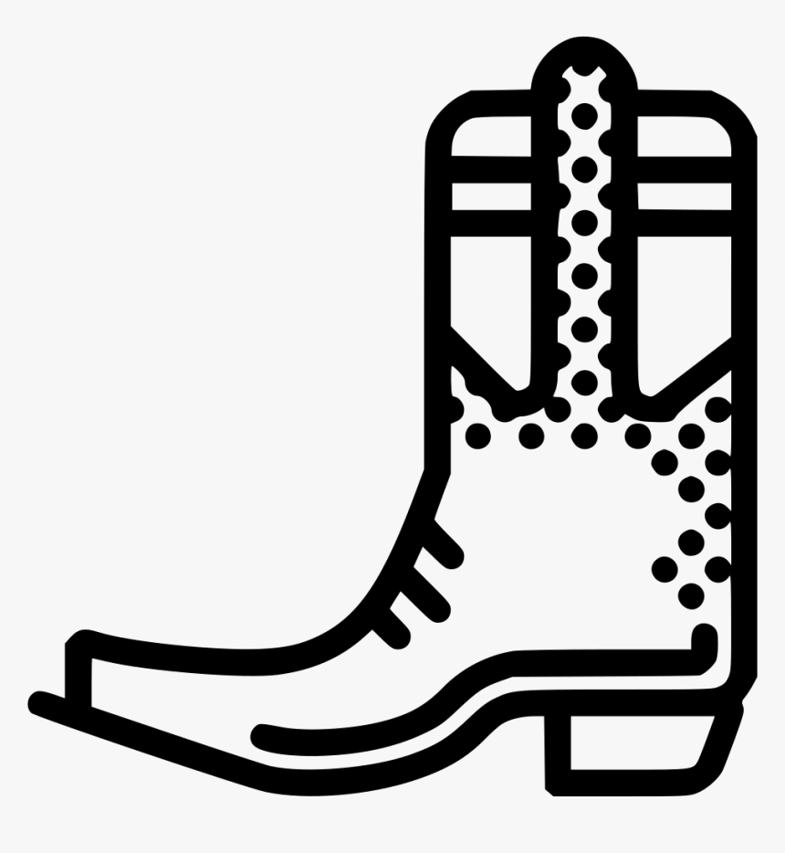 Cowboy Boot - Cowboy Boot Drawing Transparent Png, Png Download, Free Download