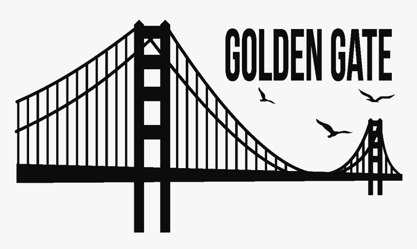 The Golden Gate Bridge, P, Display - Golden Gate Bridge Icon, HD Png Download, Free Download