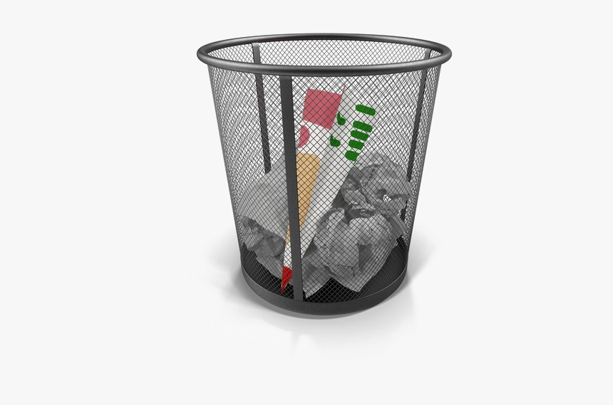 Waste Basket Png Pic - Waste Paper Basket Png, Transparent Png, Free Download