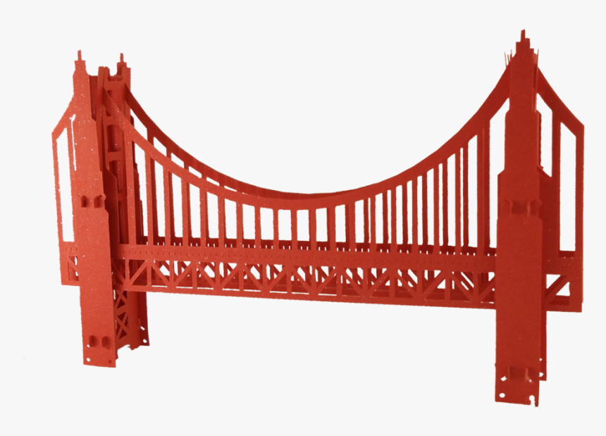 Golden Gate Bridge Pop Up Card, HD Png Download, Free Download