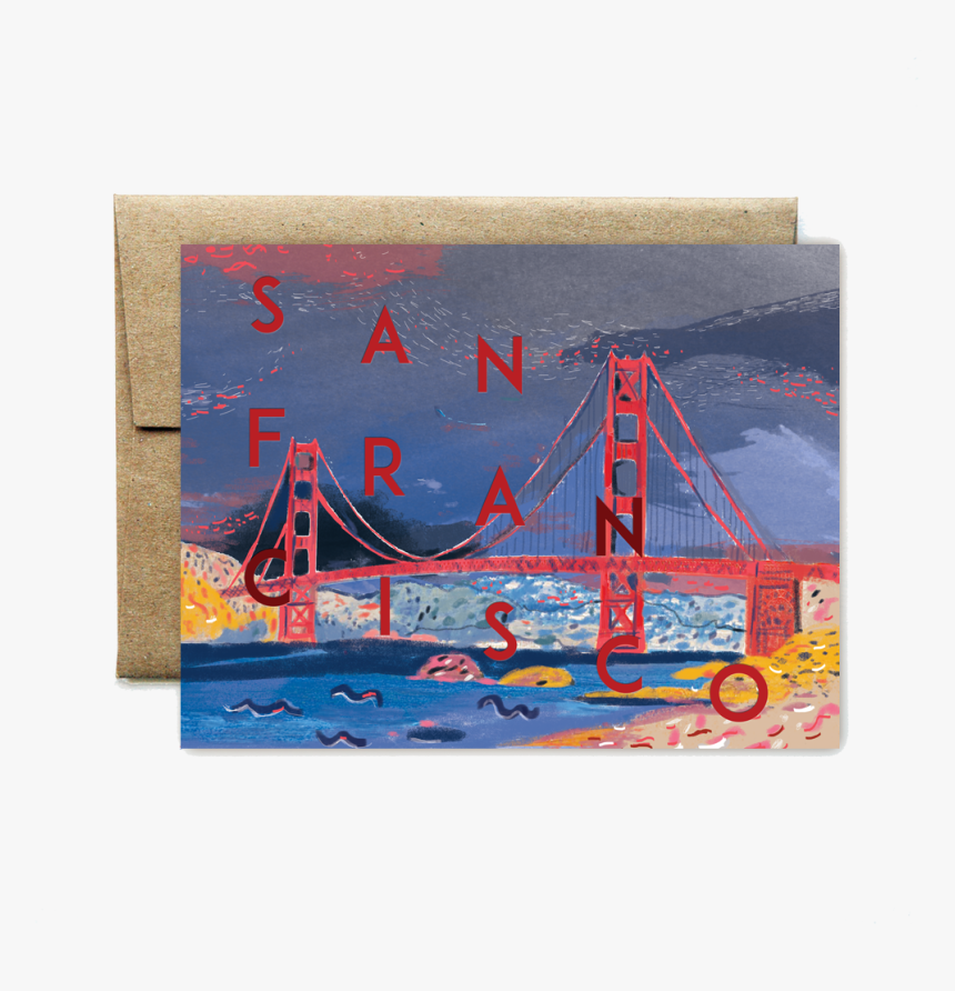 San Francisco Bridge Card - Picture Frame, HD Png Download, Free Download