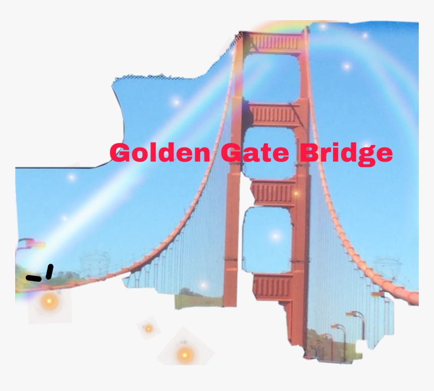 #golden Gate Bridge #freetoedit - Golden Gate Bridge, HD Png Download, Free Download