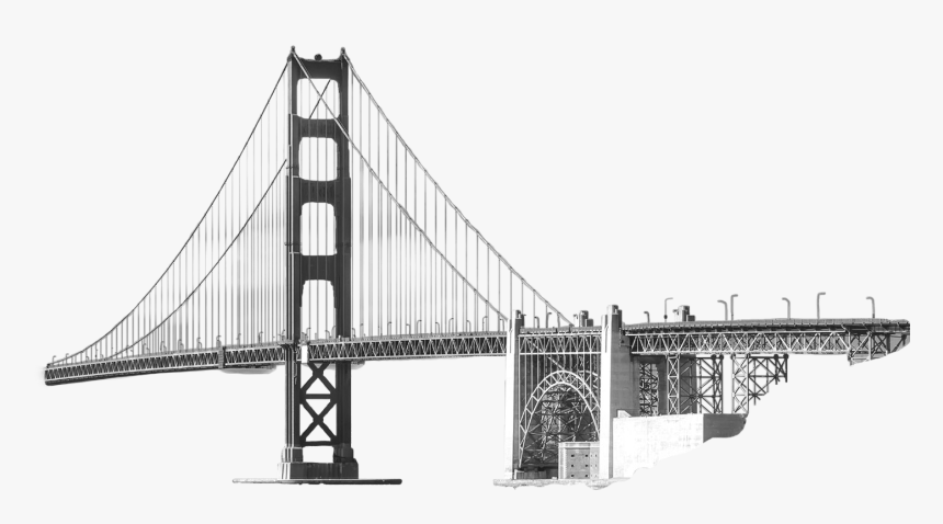 Golden Gate Bridge , Png Download - Golden Gate Bridge, Transparent Png, Free Download