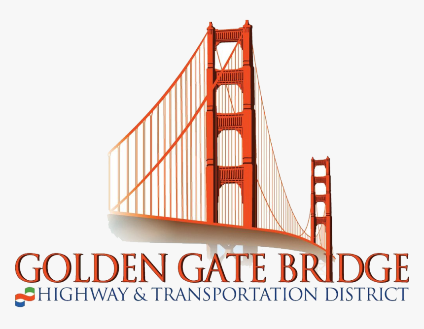 Golden Gate Bridge And Transportation District Valentine - Black And White Image Of Golden Gate Bridge, HD Png Download, Free Download