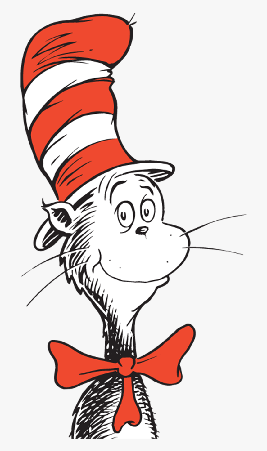 Dr Seuss The Cat In The Hat Giant , Png Download - Cat And The Hat Face, Transparent Png, Free Download