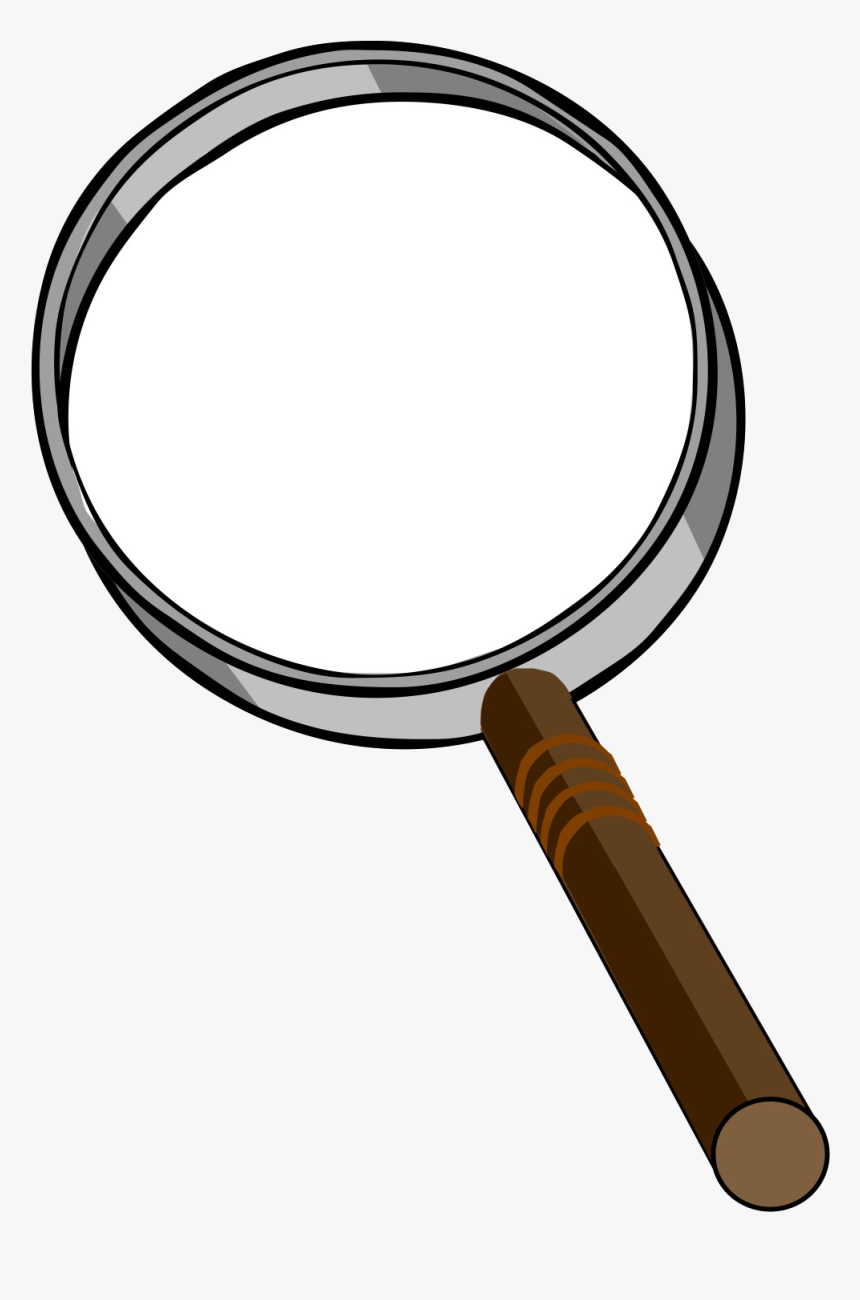 Magnifying Glass Magnifier Clip Art At Vector Transparent - Clip Art Magnifying Glass Detective, HD Png Download, Free Download