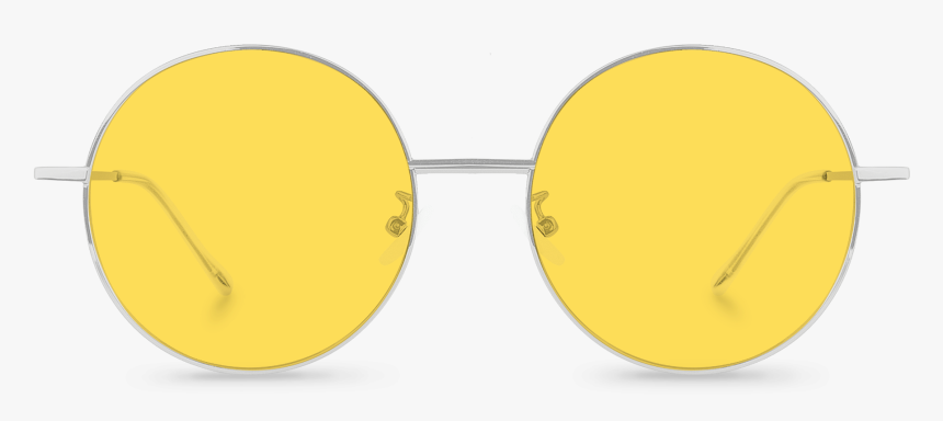 Transparent Round Sunglasses Png - Yellow Round Glasses Png, Png Download, Free Download