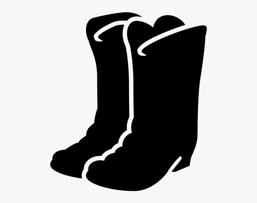 Cowboy Boots - Cowboy Boots Silhouette Png, Transparent Png, Free Download