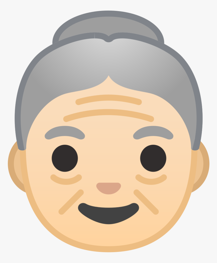 Download Svg Download Png - Old Woman Emoji, Transparent Png, Free Download