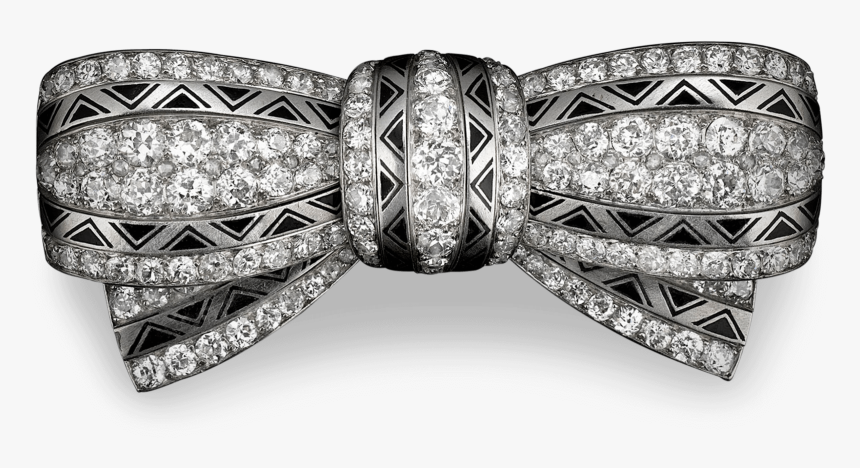 Diamond Art Deco Brooch - Paisley, HD Png Download, Free Download