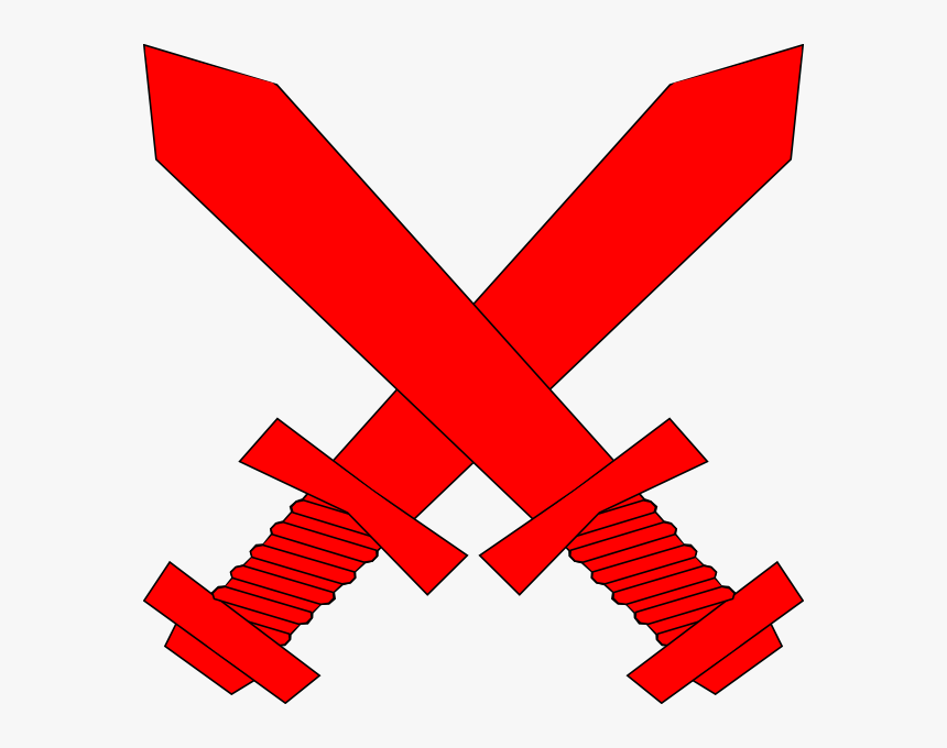 Red Crossed Swords Icon, HD Png Download, Free Download