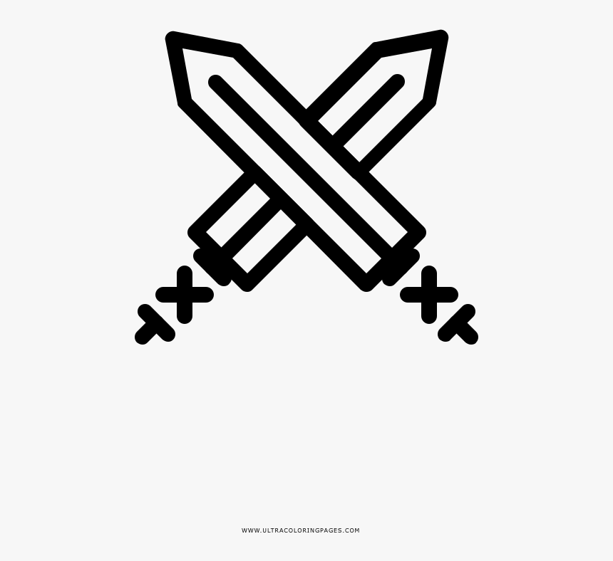 Transparent Crossed Swords Png - Fitness Icon Png Free, Png Download, Free Download