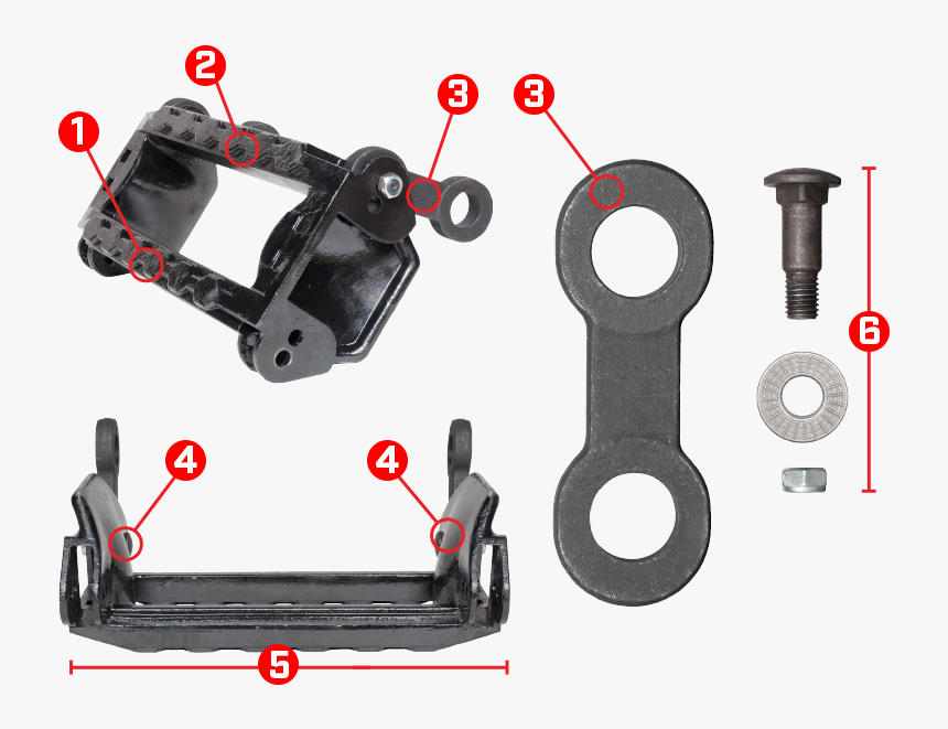 Heavy Duty Thick Rails, Ott Track Pattern, Ott Steel - Over The Tire Skid Steer Track Parts, HD Png Download, Free Download