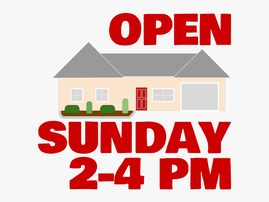 Open House 2 4 Pm, HD Png Download, Free Download