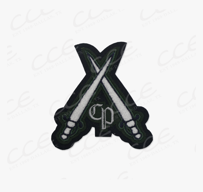 College Park Hs Crossed Swords Sleeve Mascot - Cross, HD Png Download, Free Download