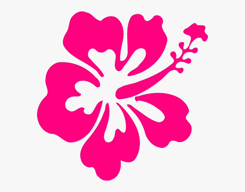 Hibiscus Clipart Vector - Pink Hibiscus Clip Art, HD Png Download, Free Download