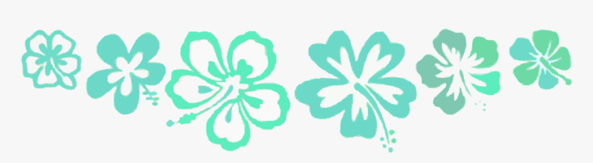 Hawaiian Flower Design Border - Illustration, HD Png Download, Free Download