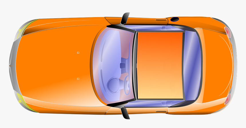 Car, Vehicle, Orange, Top - All Things Vocabulary Parts Of The Car, HD Png Download, Free Download