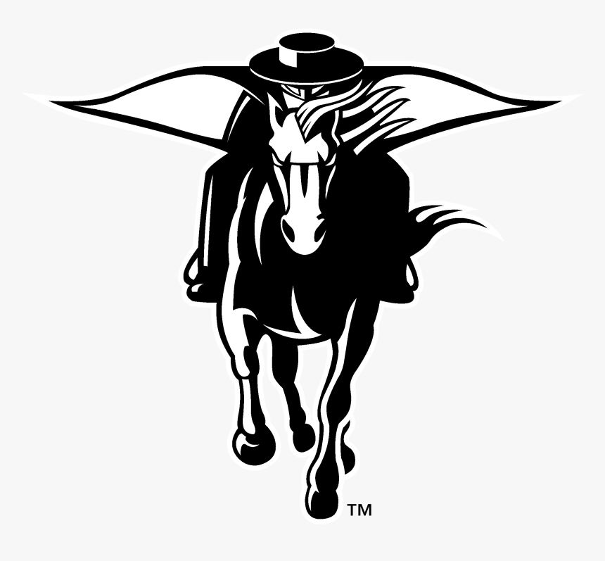 Texas Tech Red Raiders Logo Black And White - Masked Rider Texas Tech Clipart, HD Png Download, Free Download
