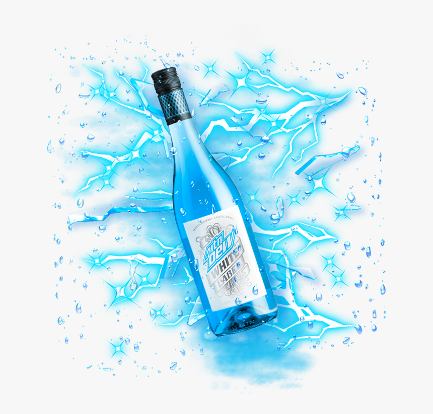 White Label Mtn Dew Mountain Dew Blue Aesthetic Blue - Blue Mountain Dew Aesthetic, HD Png Download, Free Download