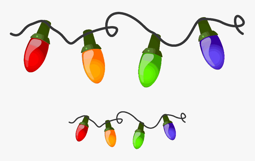 Free Download Simple Design - Christmas Lights, HD Png Download, Free Download