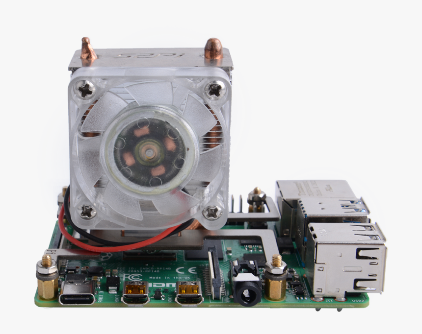 Ice Tower Cpu Cooling Fan For Raspberry Pi - Raspberry Pi Ice Tower, HD Png Download, Free Download