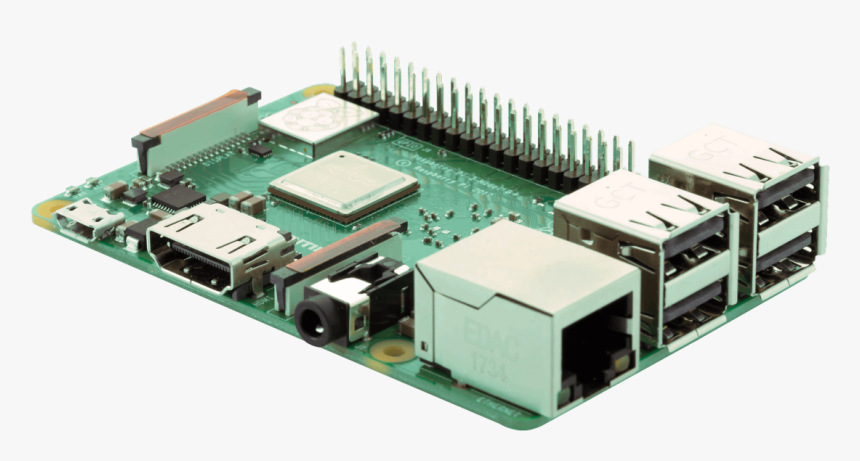 Transparent Raspberry Pi 3 Png - Raspberry Pi 3 Model B+ Heatsink, Png Download, Free Download