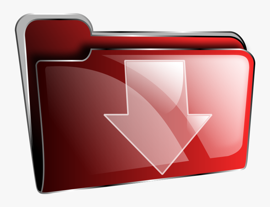 Red Music Folder Icon, HD Png Download, Free Download