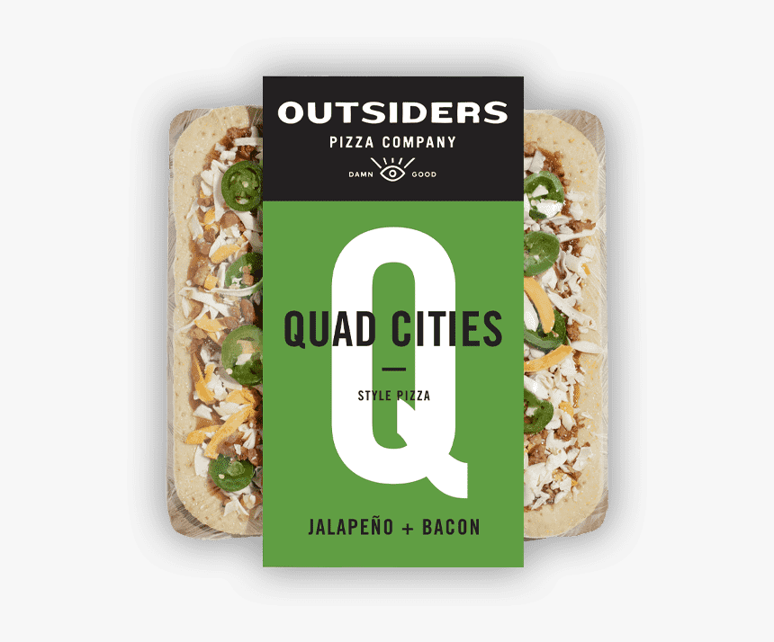 Frozen Chorizo Street Corn Quad Cities Style Pizza - Outsiders Quad Cities Pizza, HD Png Download, Free Download