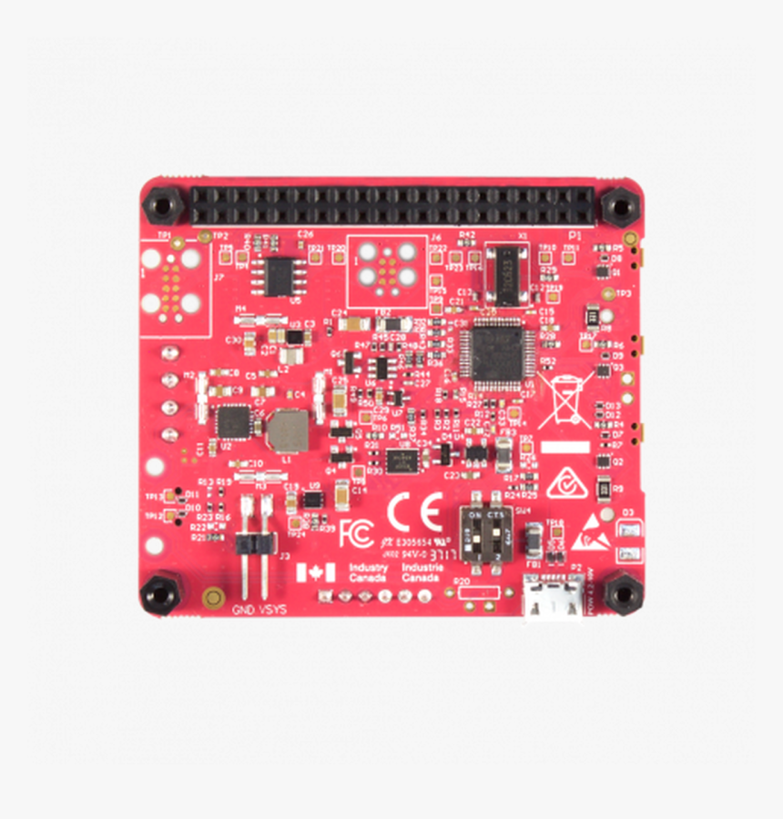 Pijuice Hat A Portable Power Platform For Every Raspberry - Raspberry Pi Battery Hat Pcb, HD Png Download, Free Download