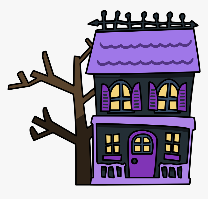 Haunted House Clip Art, HD Png Download, Free Download