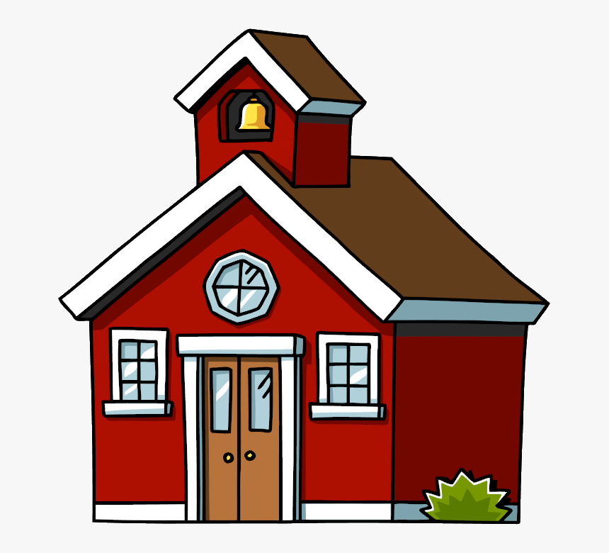 School House Clipart Cliparts - School House Outline, HD Png Download, Free Download