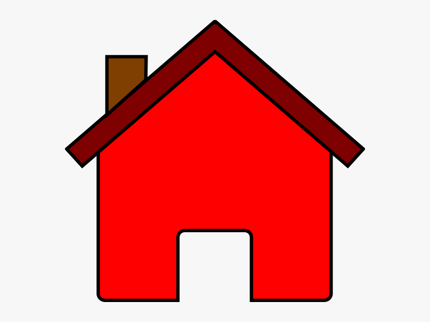 Red House Svg Clip Arts - Red House Clipart, HD Png Download, Free Download