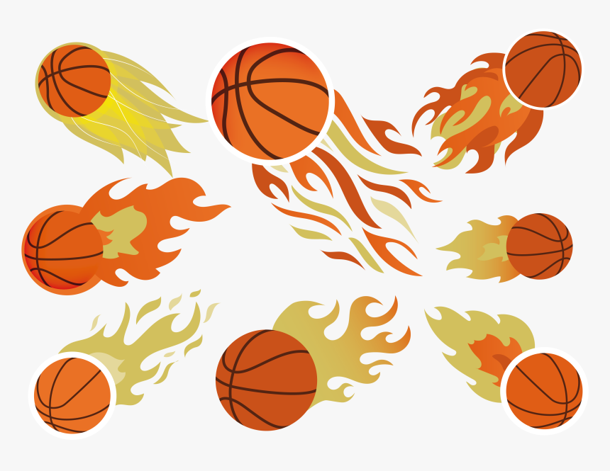 Southeastern Mens Flame Clip Art Vector Speeding - Basketball Fire Vector Png, Transparent Png, Free Download