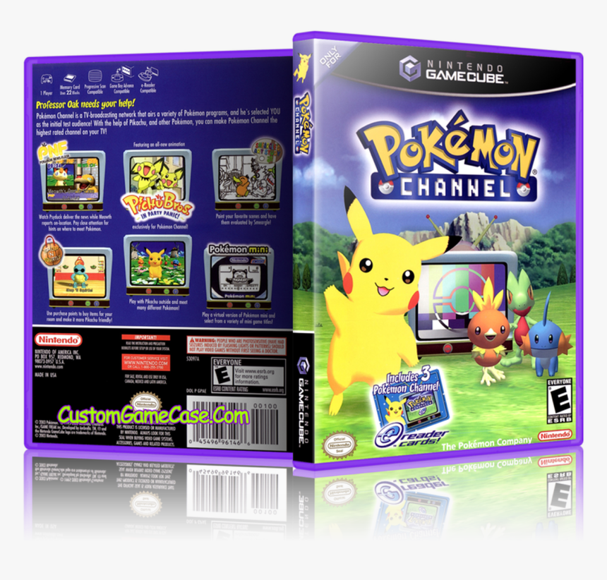 Pokemon Channel Gamecube Front Cover - Pokemon Channel Gamecube, HD Png Download, Free Download