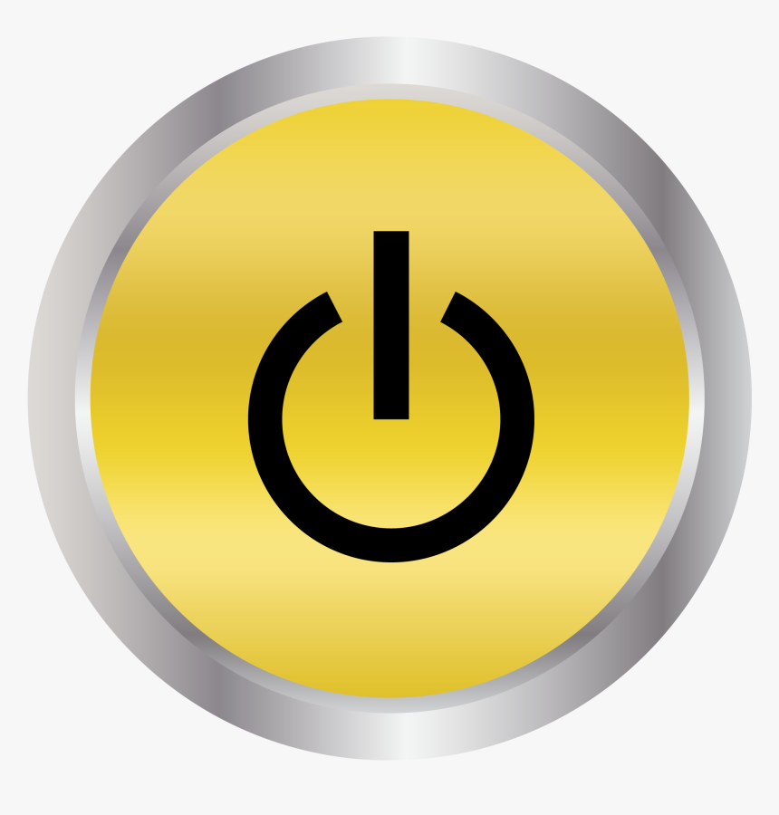 Start Button Gold Png, Transparent Png, Free Download