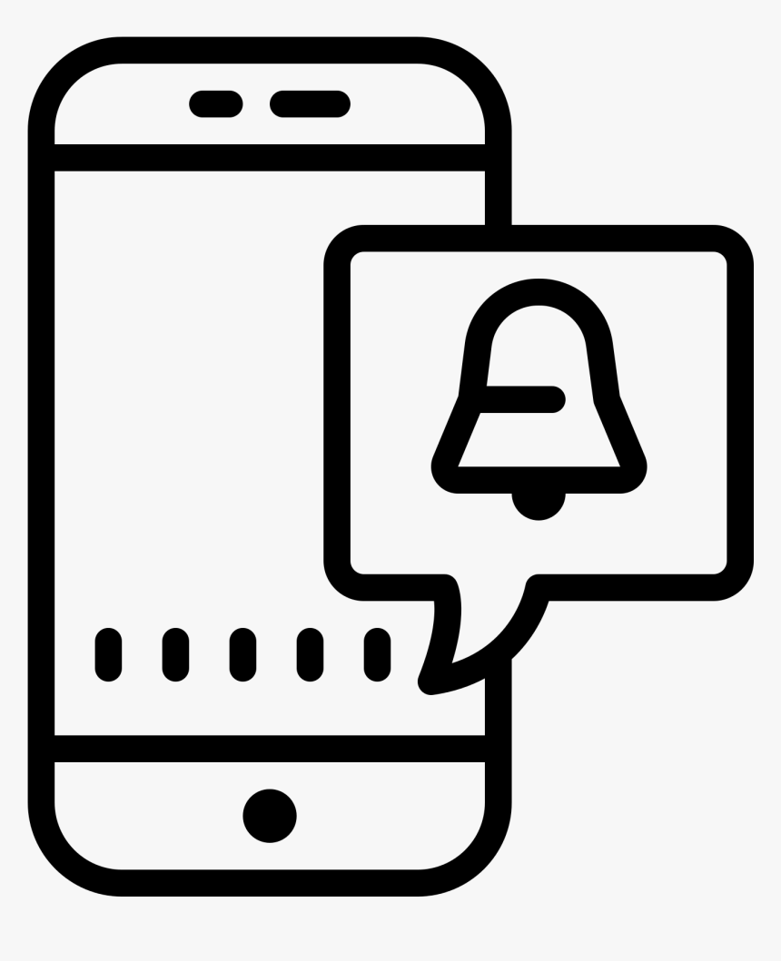 Transparent Notification Icon Png - App Push Notification Icon, Png Download, Free Download