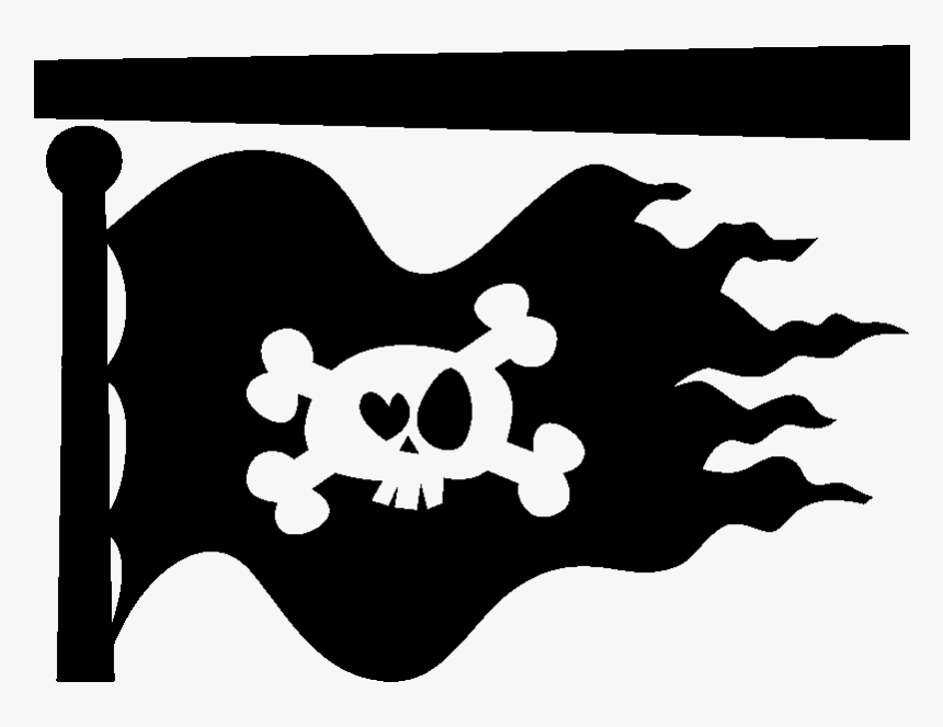 Jolly Roger Flag Of The United States Piracy Child - Cartoon Pirate Ship, HD Png Download, Free Download