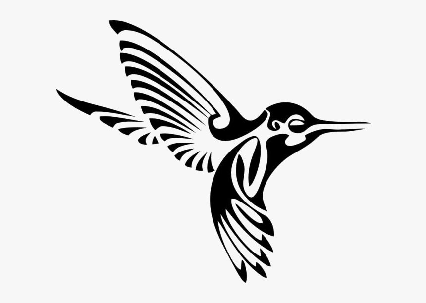 Tribal Hummingbird Png Transparent Images - Hummingbird Tribal, Png Download, Free Download