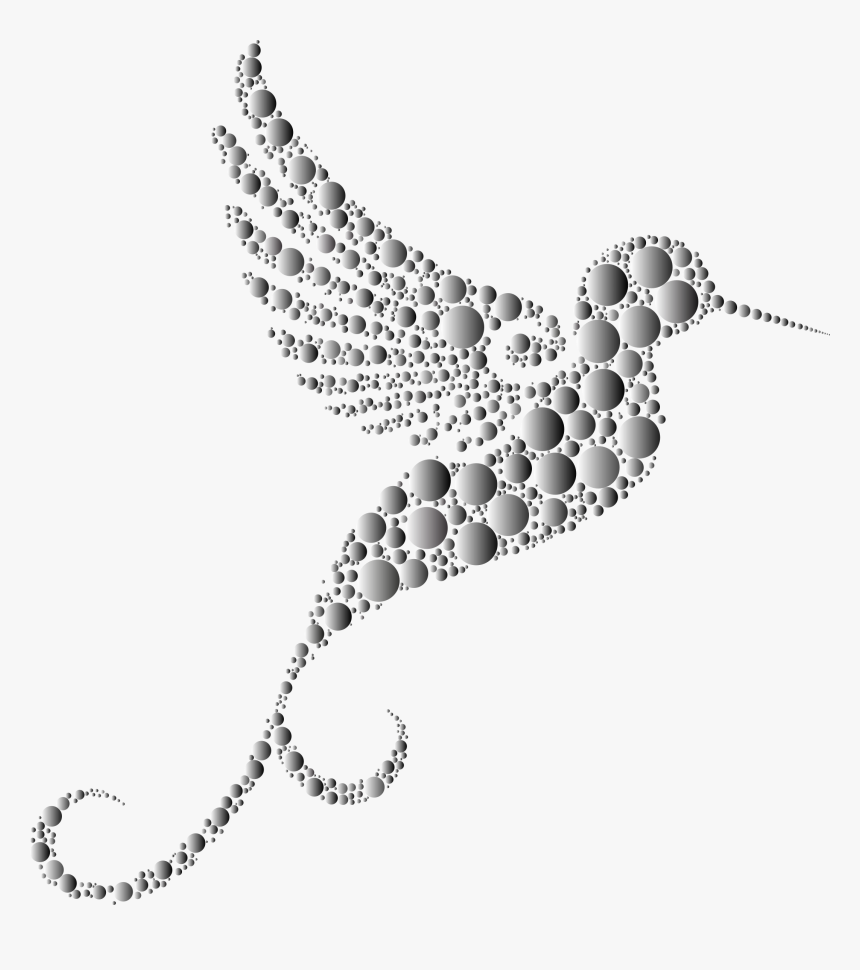 Hummingbird Clipart Embroidery Digitizing - Hummingbird Silhouette, HD Png Download, Free Download