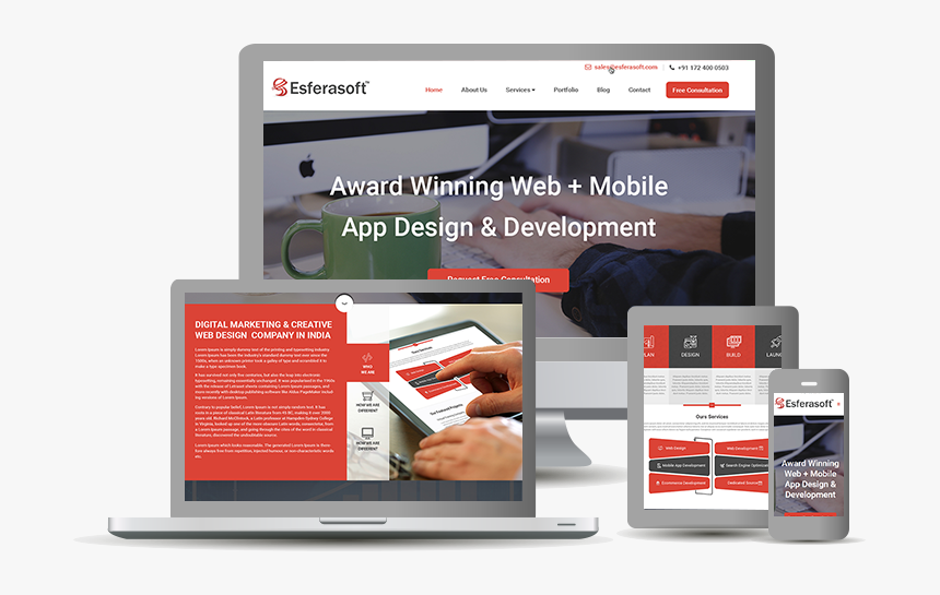 Webdesign Service - Website, HD Png Download, Free Download
